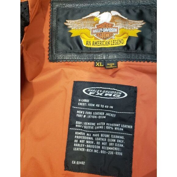 Vintage Harley Davidson Leather Riding Jacket - Picture 12 of 14